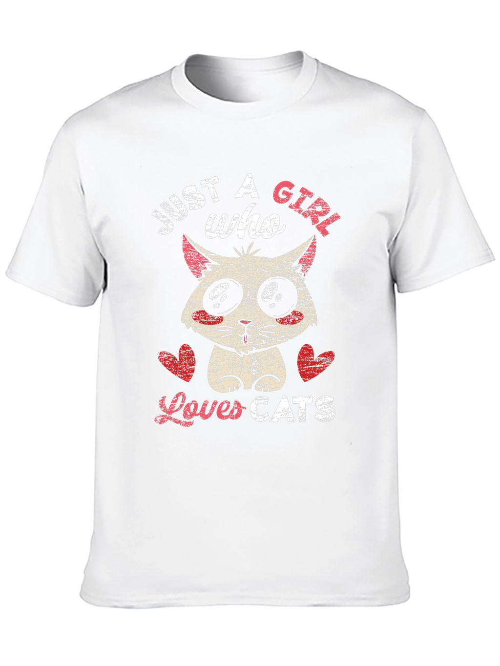 Just a Girl Who Loves Cats T-Shirt