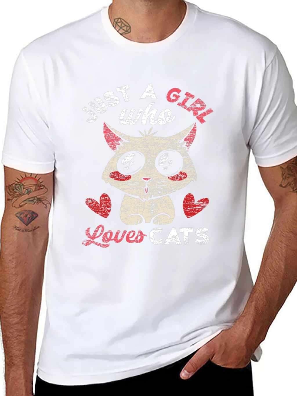 Just a Girl Who Loves Cats T-Shirt