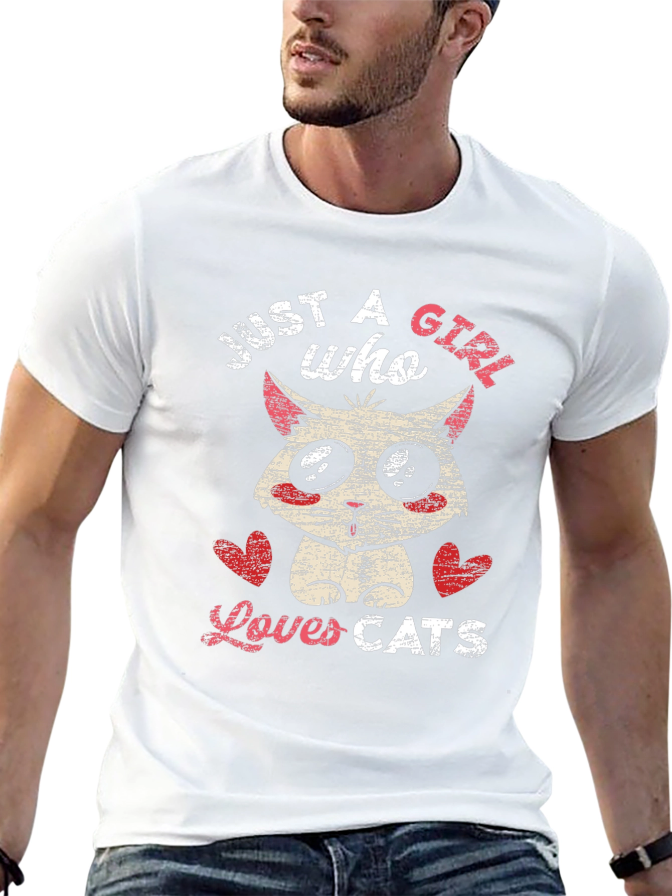Just a Girl Who Loves Cats T-Shirt