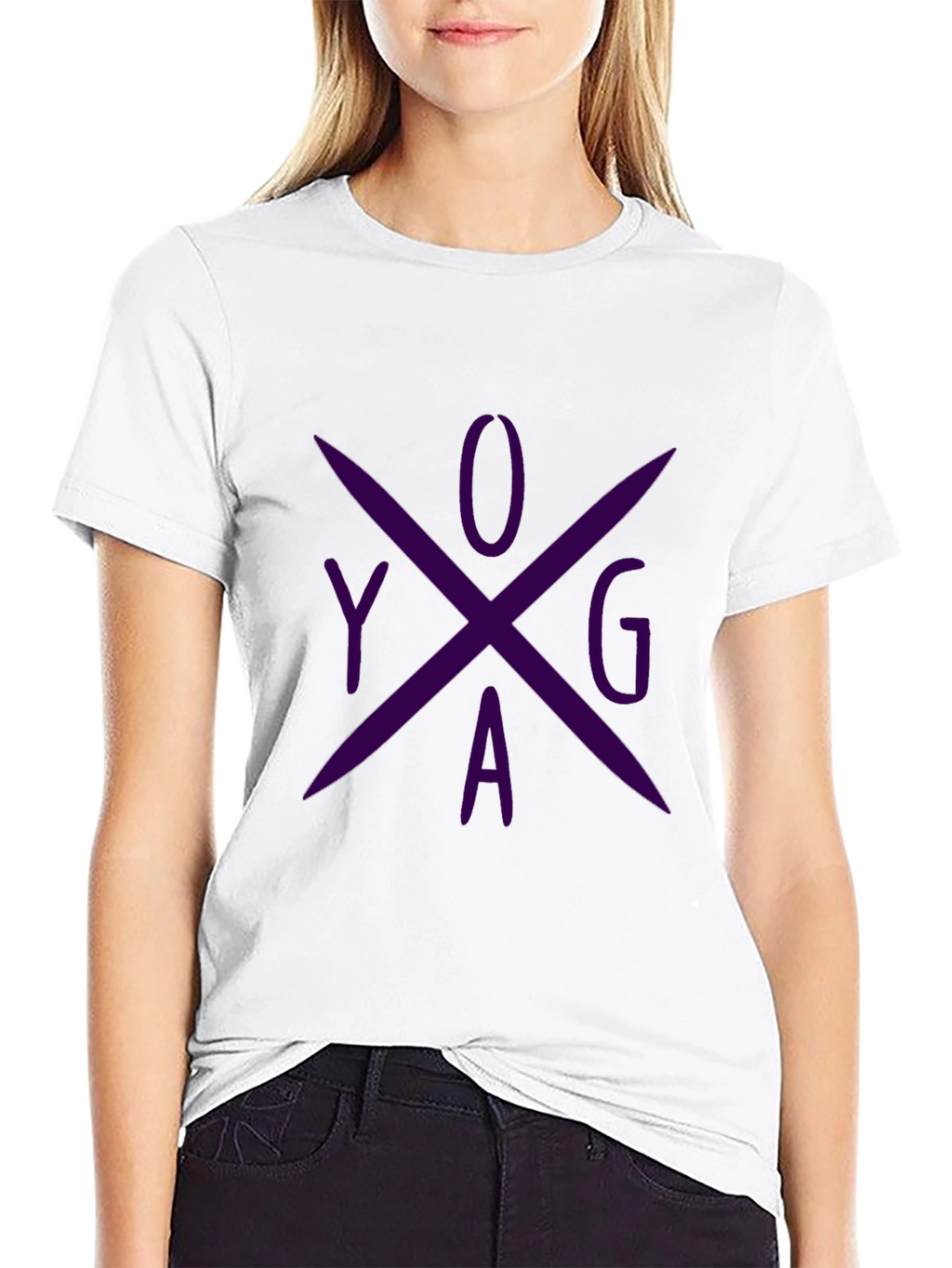 Yoga Cross Graphic T-Shirt - Casual Comfort