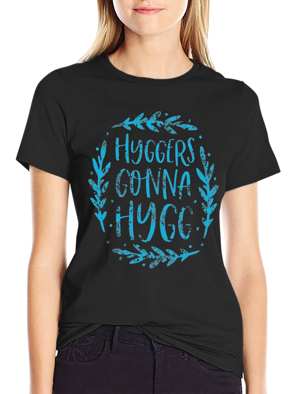 Hygge Gonna Hygge Graphic Tee - Black