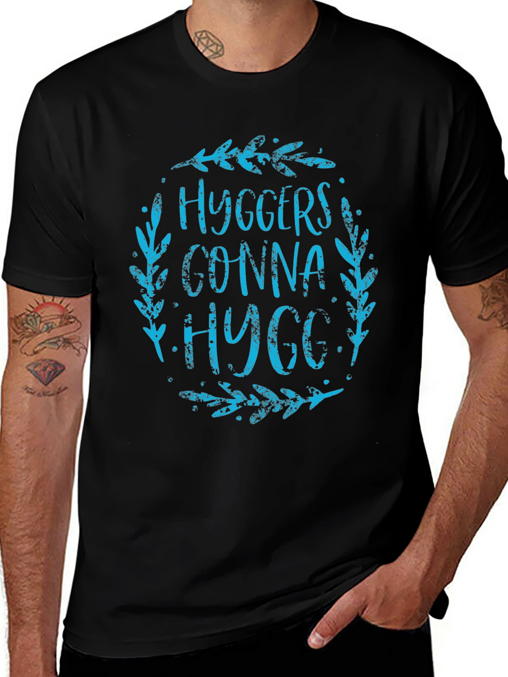 Hygge Gonna Hygge Graphic Tee - Black