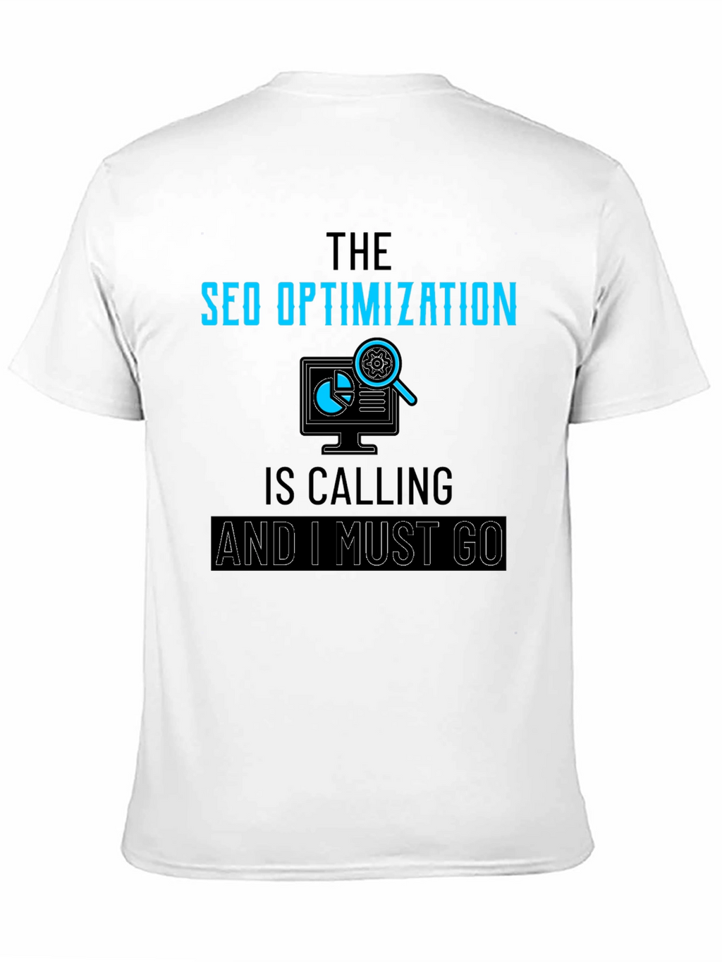 SEO Optimization Calling Black T-Shirt