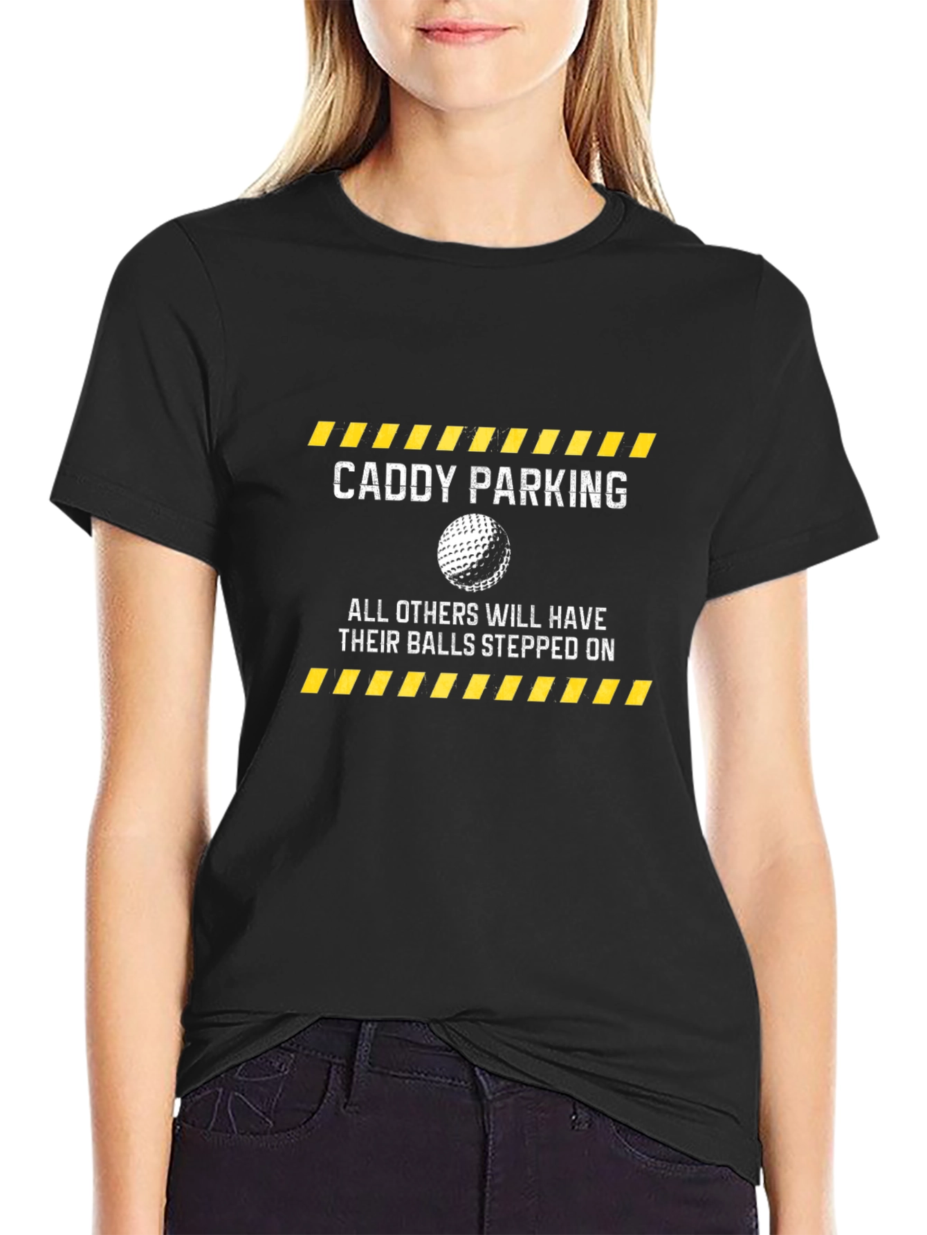 Caddy Parking Funny Golf T-Shirt