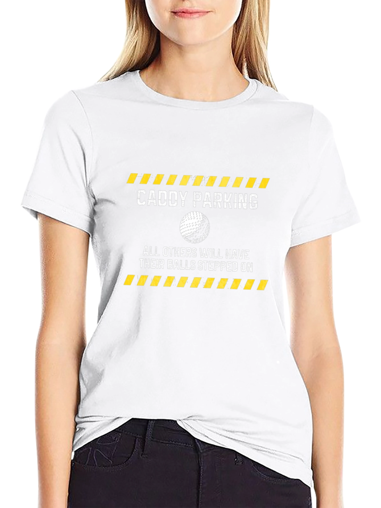 Caddy Parking Funny Golf T-Shirt