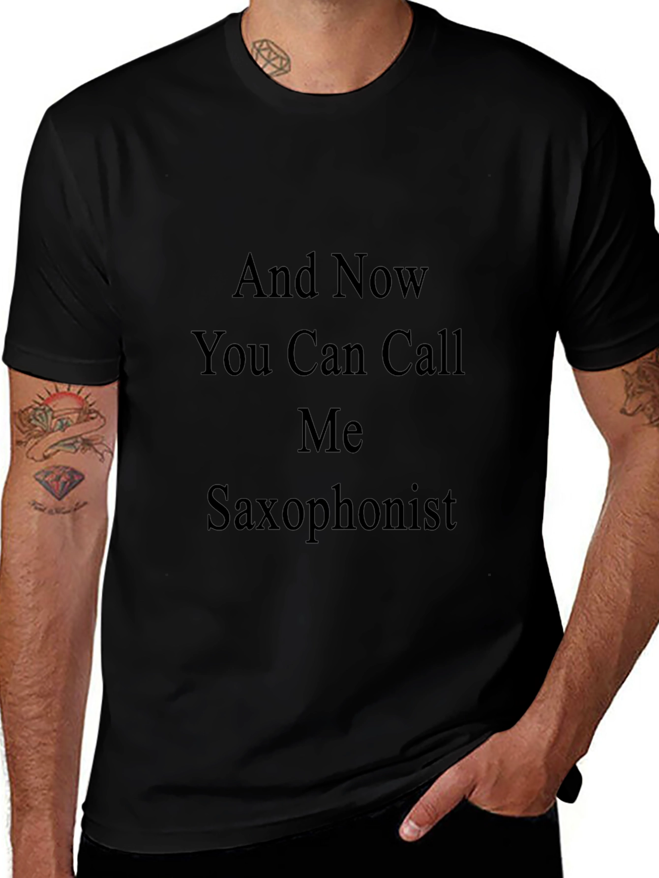 Saxophonist Tee: Now You Can Call Me