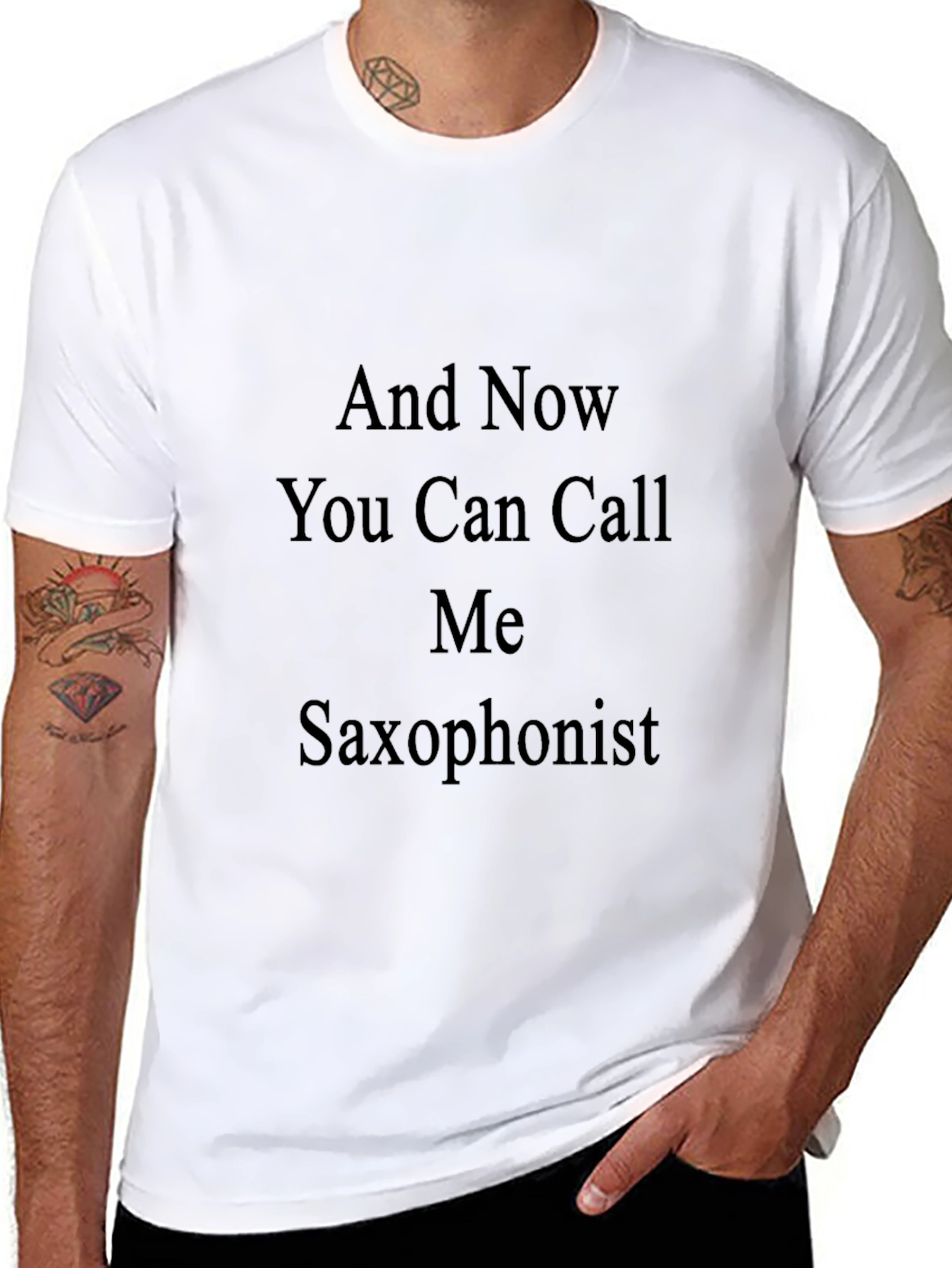 Saxophonist Tee: Now You Can Call Me