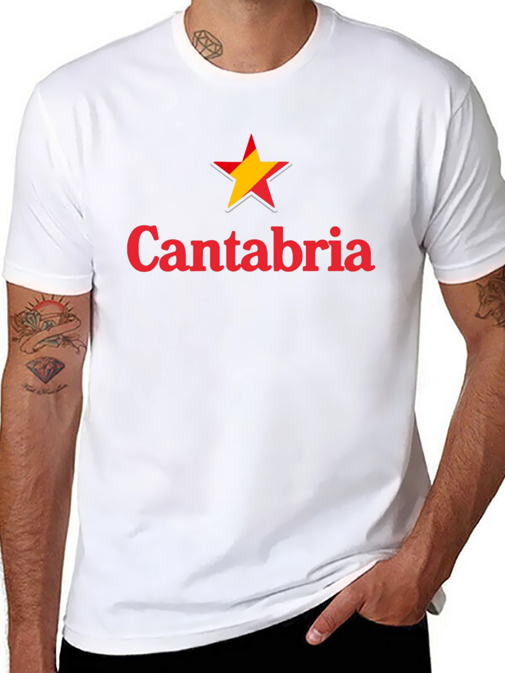 Cantabria Star Graphic Tee - Soft Cotton