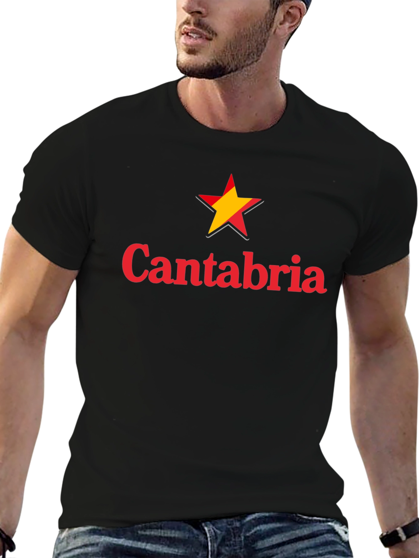 Cantabria Star Graphic Tee - Soft Cotton