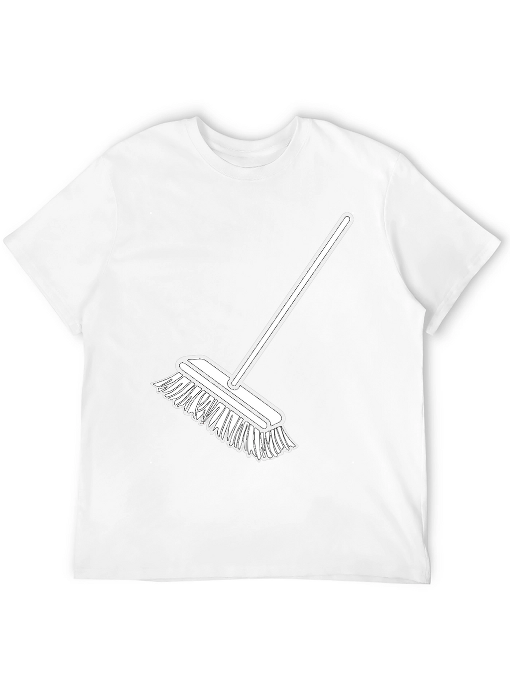 Broom Graphic Tee - Clean Style