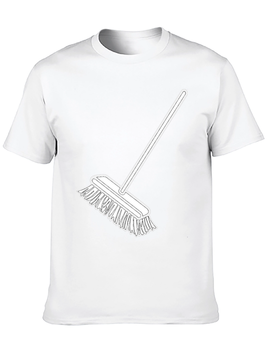 Broom Graphic Tee - Clean Style