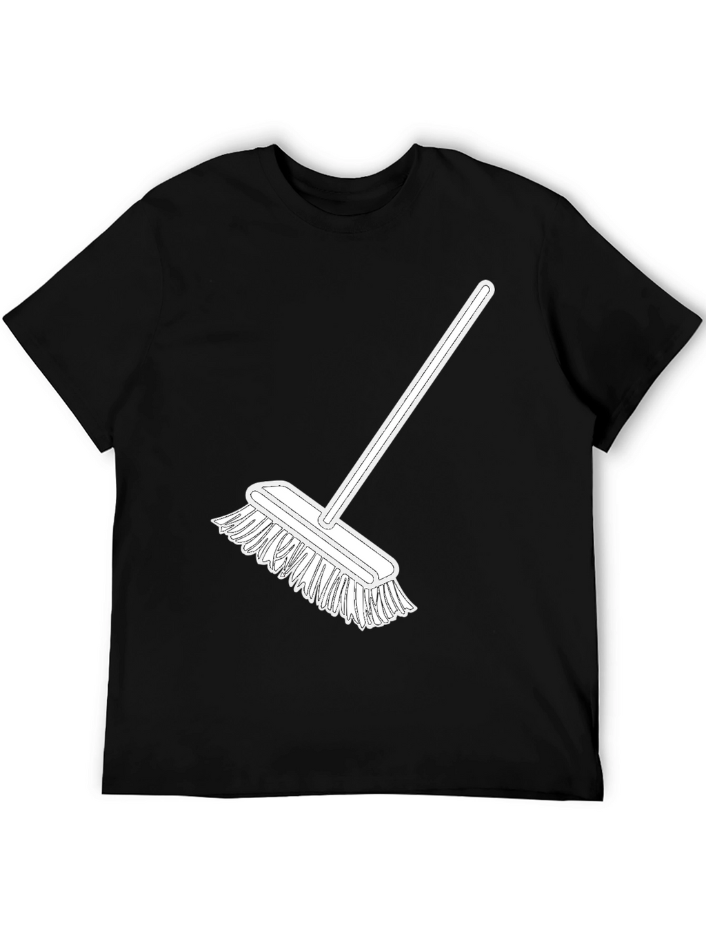 Broom Graphic Tee - Clean Style