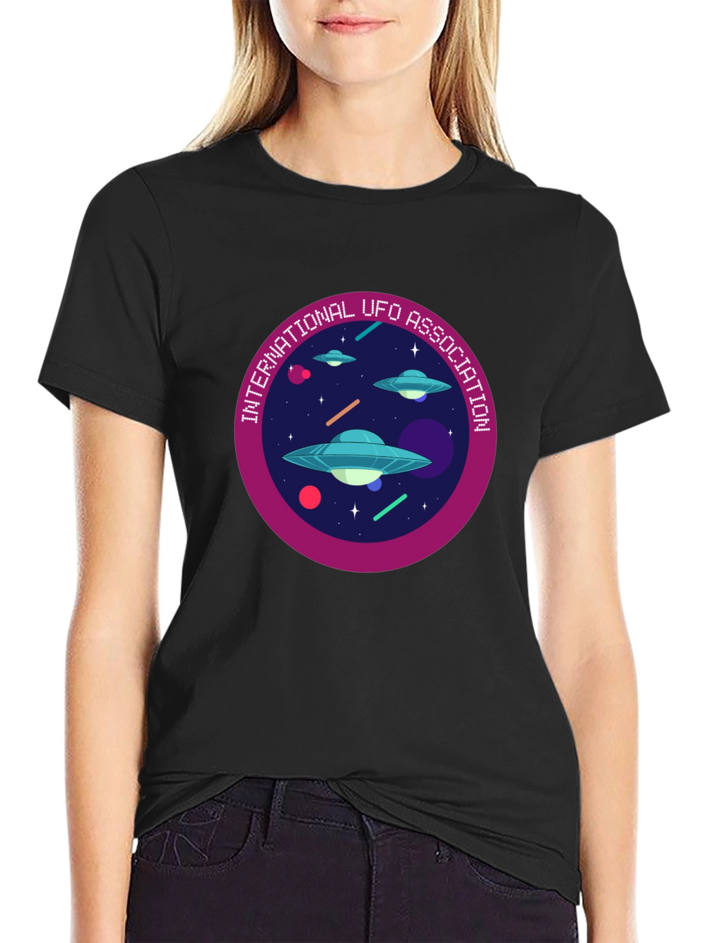International UFO Association Graphic Tee