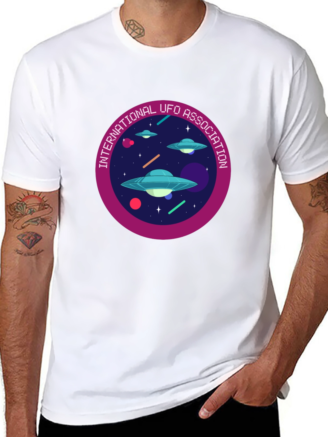 International UFO Association Graphic Tee