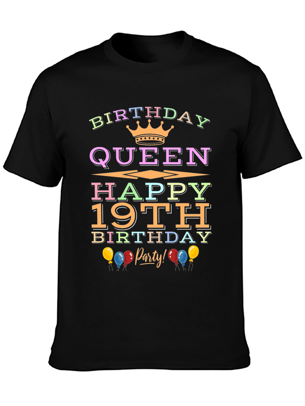 Birthday Queen 19th Party T-Shirt
