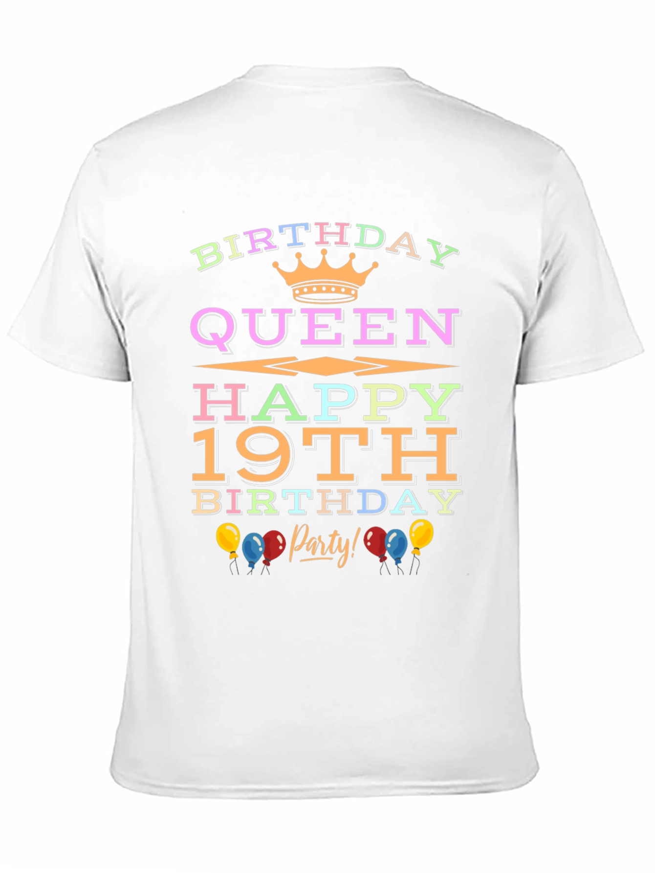 Birthday Queen 19th Party T-Shirt