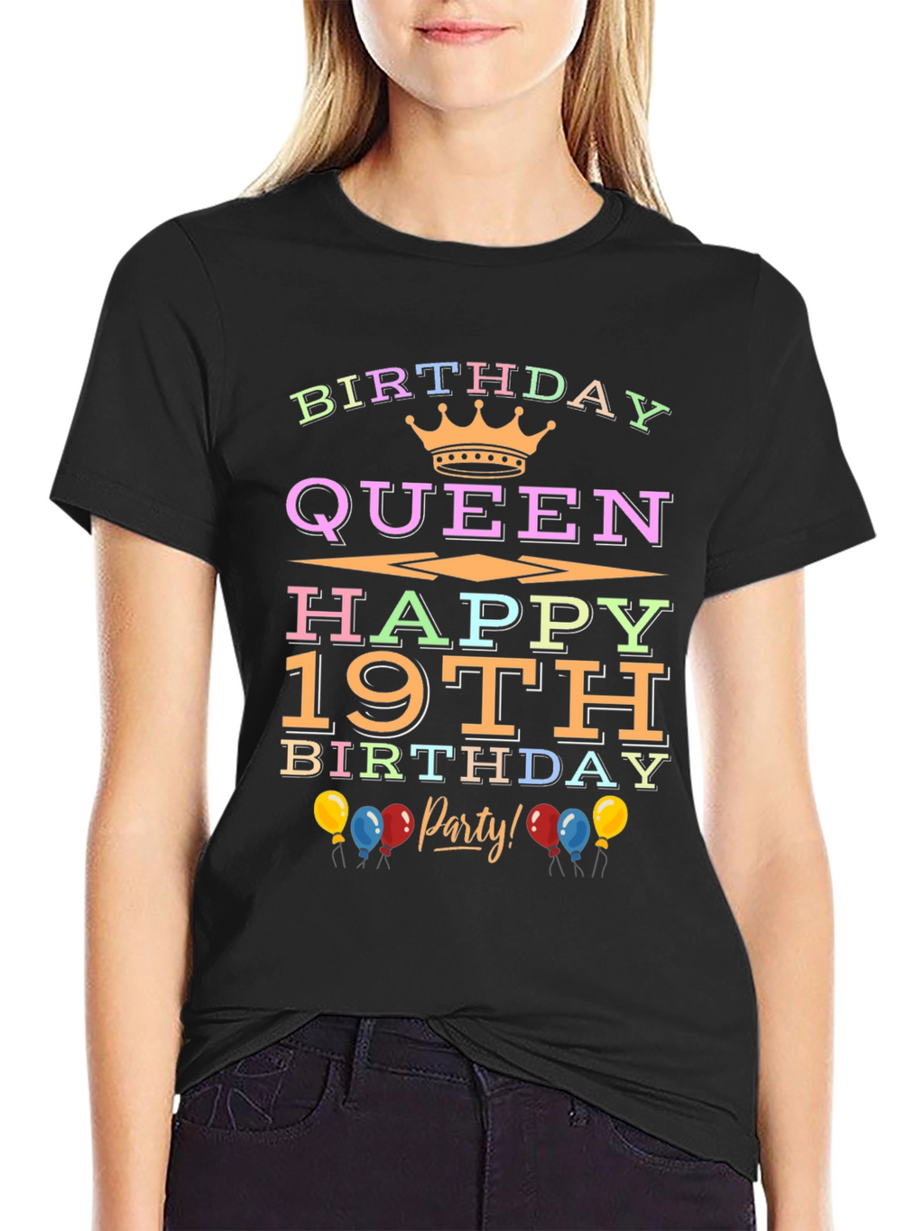 Birthday Queen 19th Party T-Shirt