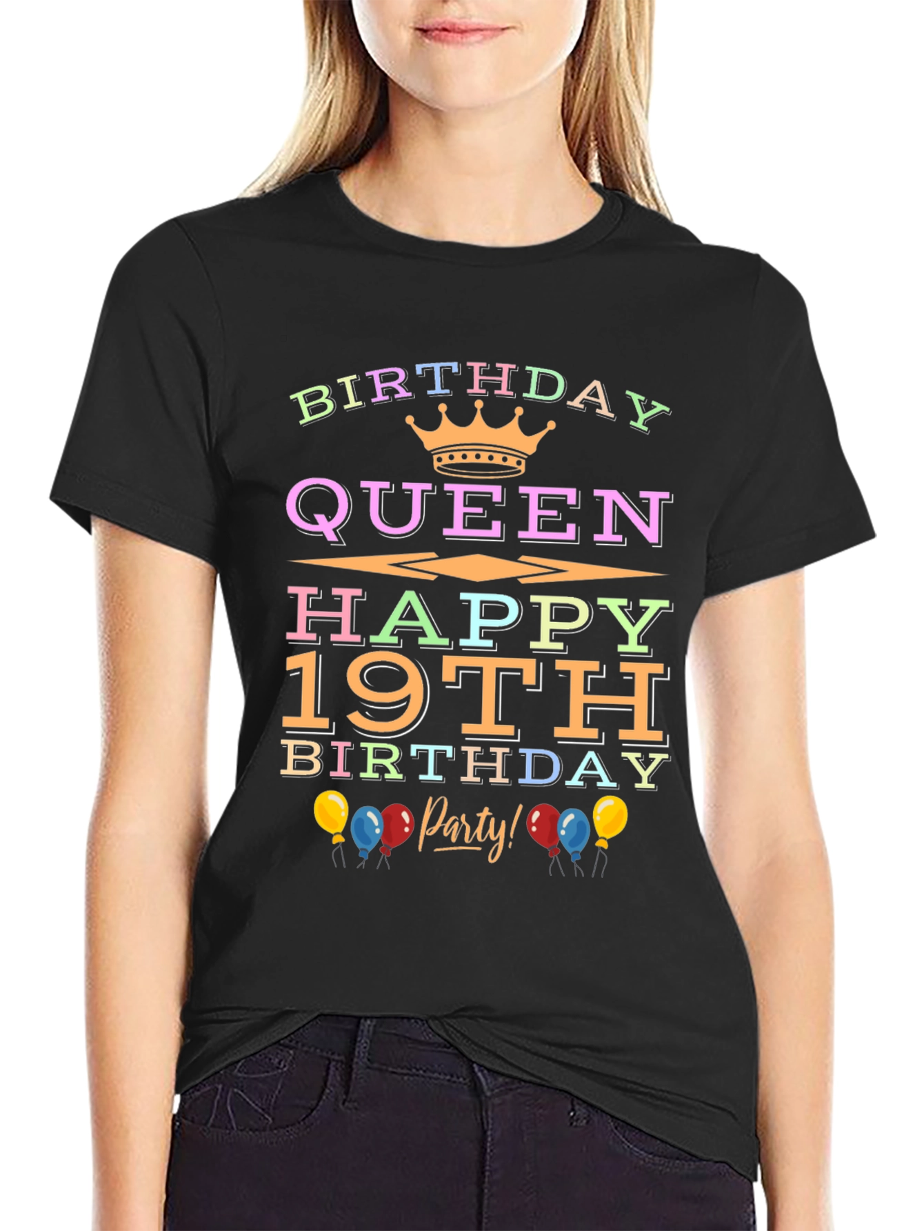 Birthday Queen 19th Party T-Shirt