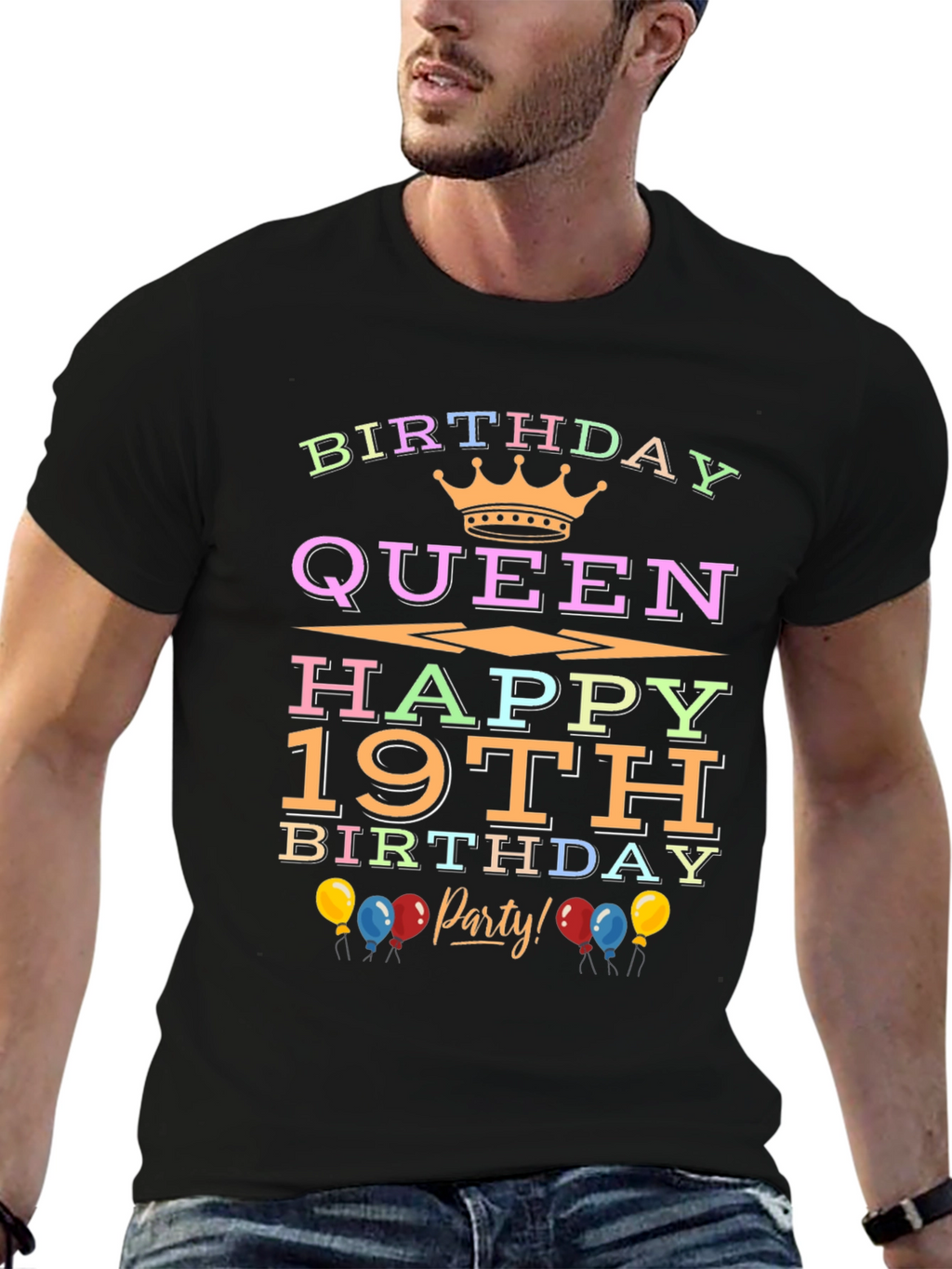 Birthday Queen 19th Party T-Shirt