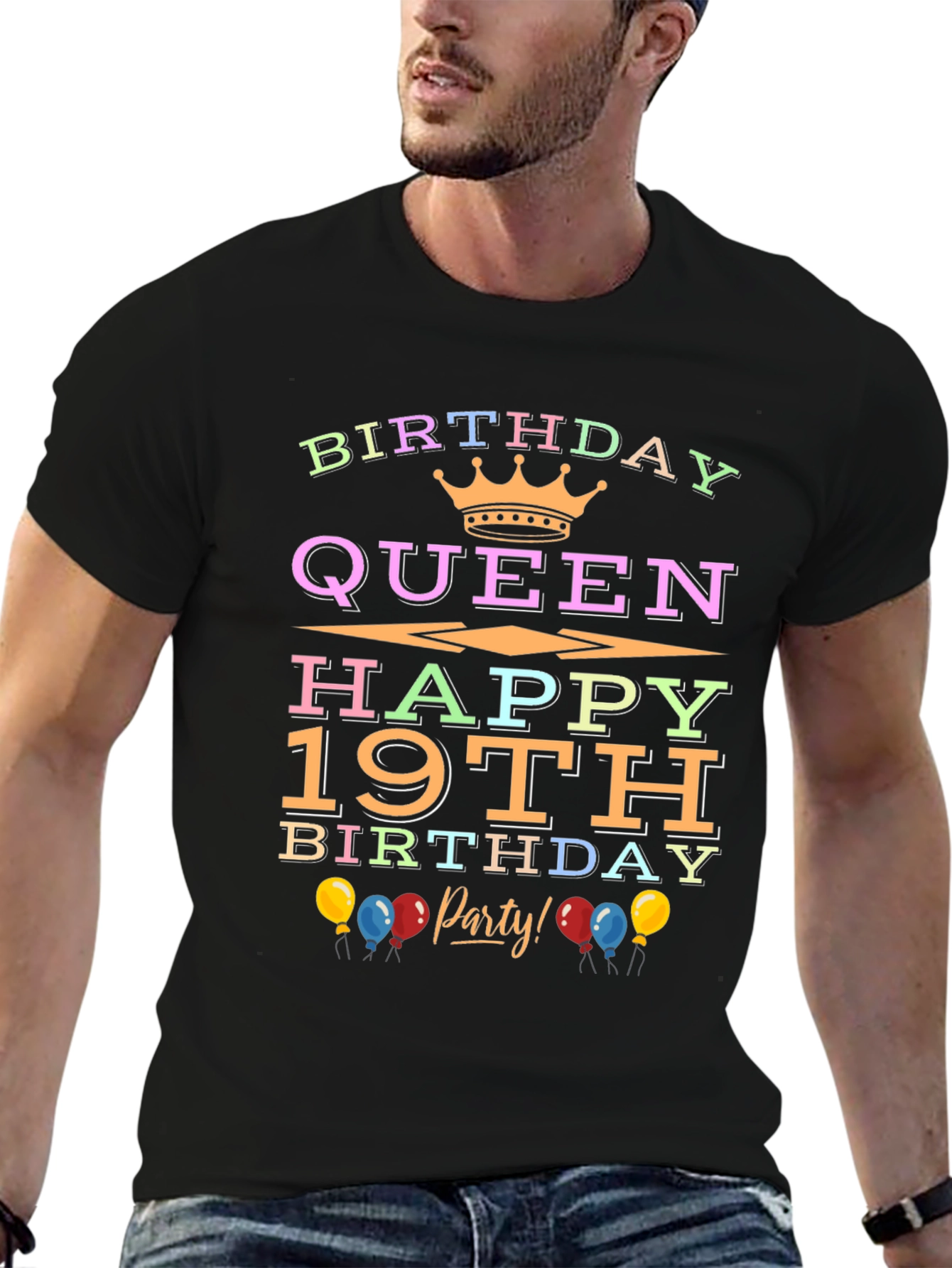 Birthday Queen 19th Party T-Shirt