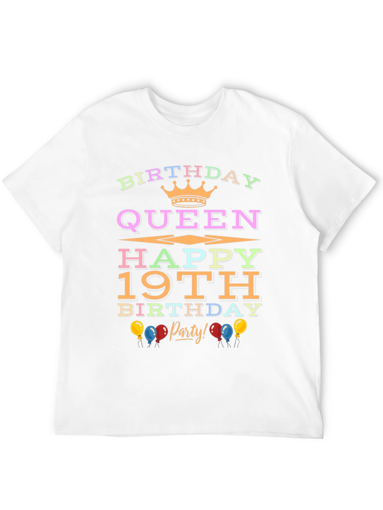 Birthday Queen 19th Party T-Shirt