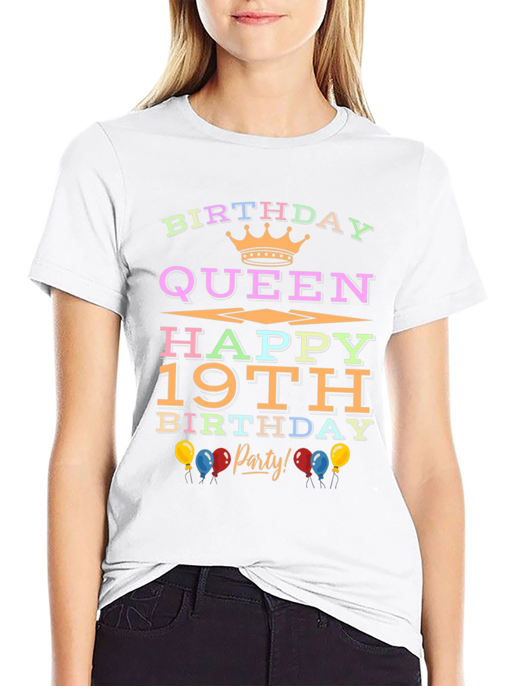 Birthday Queen 19th Party T-Shirt