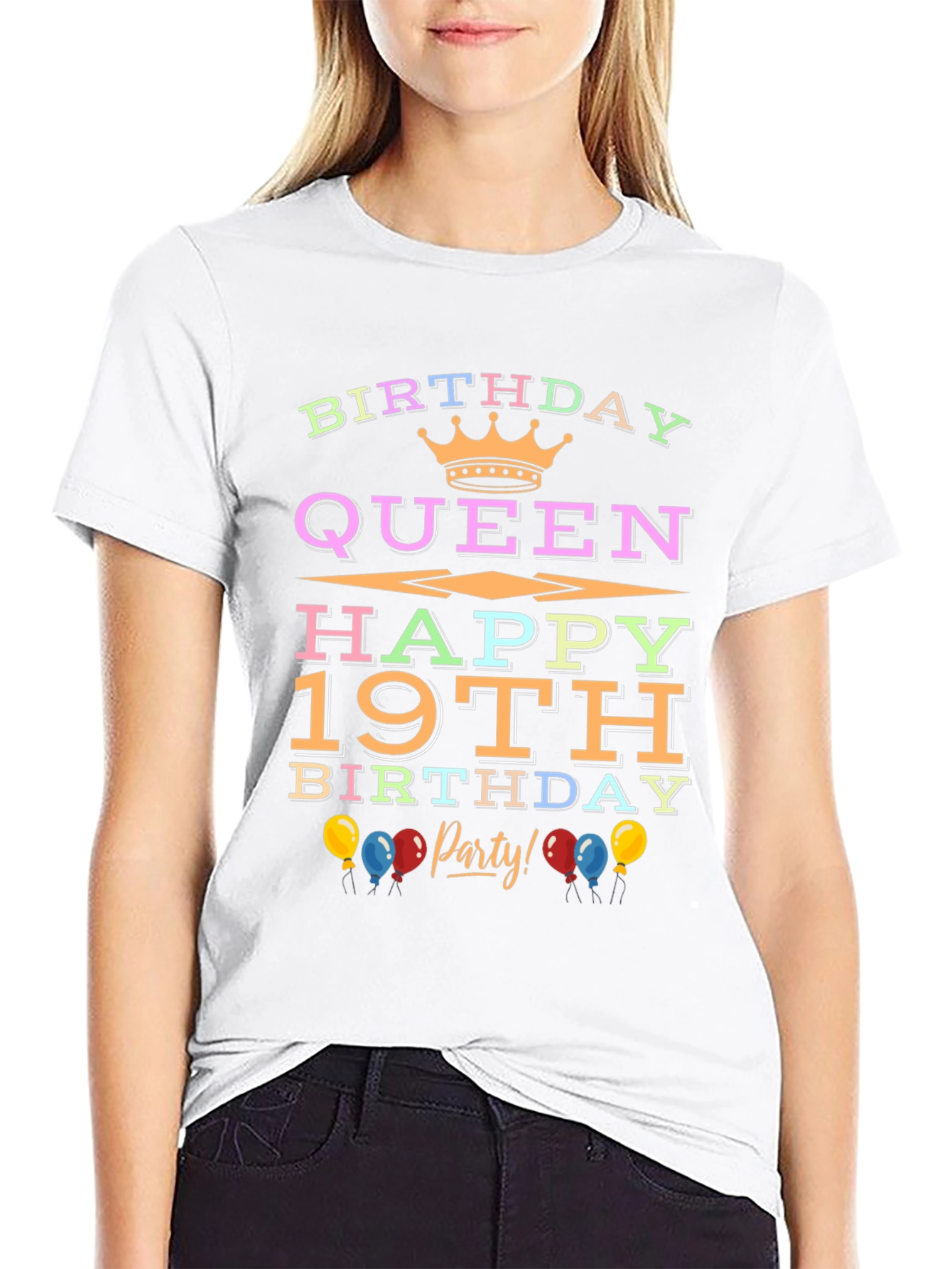 Birthday Queen 19th Party T-Shirt