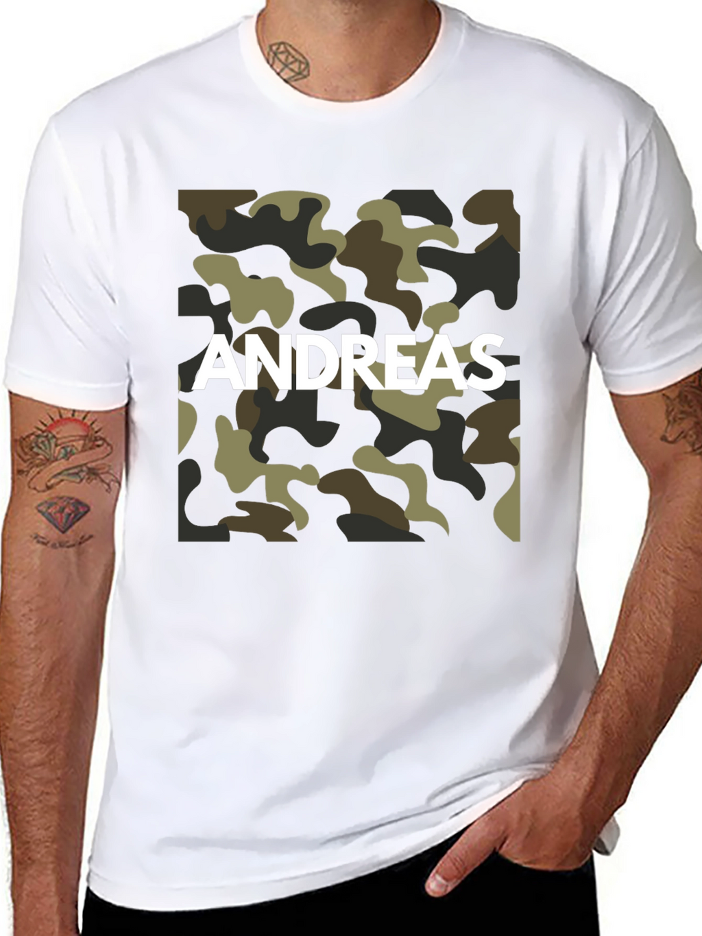 Andreas Camo T-Shirt - Personalized Style