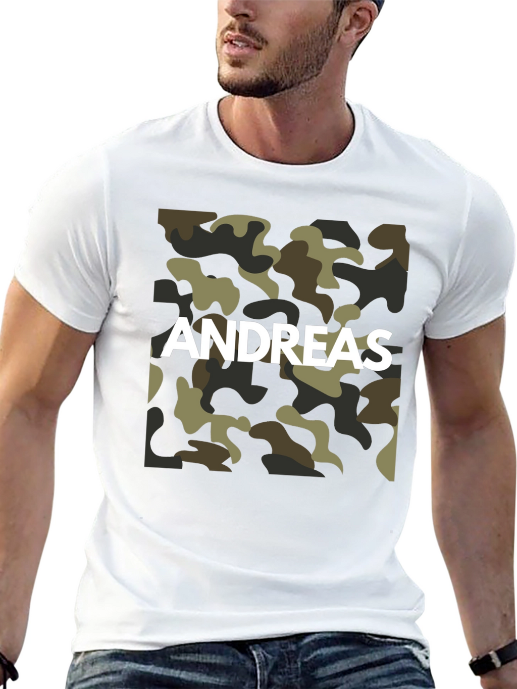 Andreas Camo T-Shirt - Personalized Style