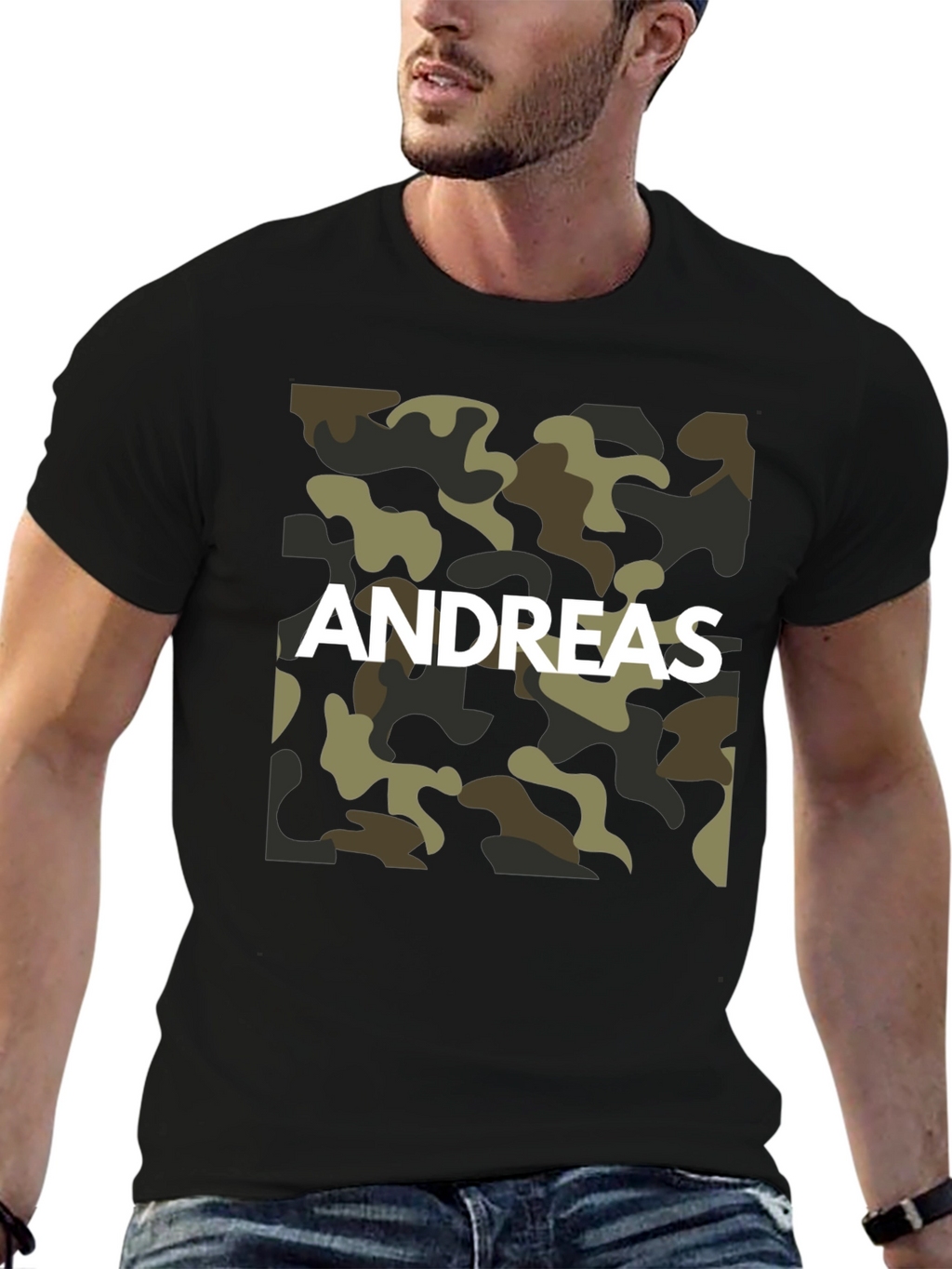 Andreas Camo T-Shirt - Personalized Style