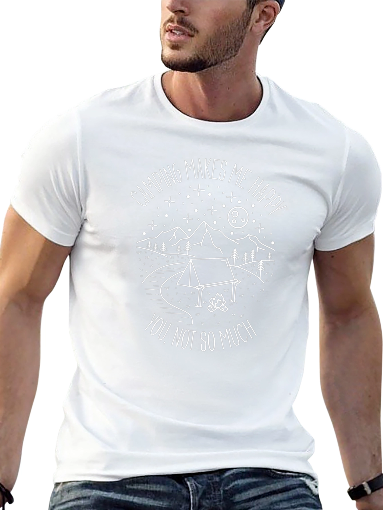 Camping Makes Me Happy T-Shirt