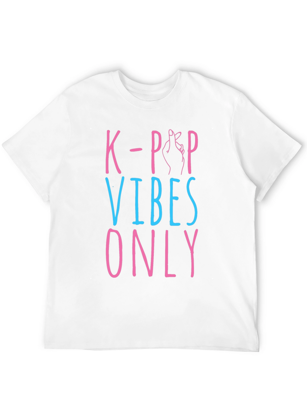 K-Pop Vibes Only Graphic T-Shirt