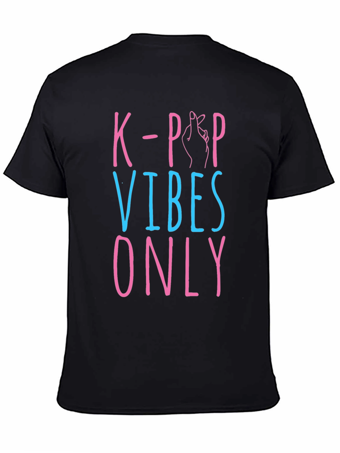 K-Pop Vibes Only Graphic T-Shirt