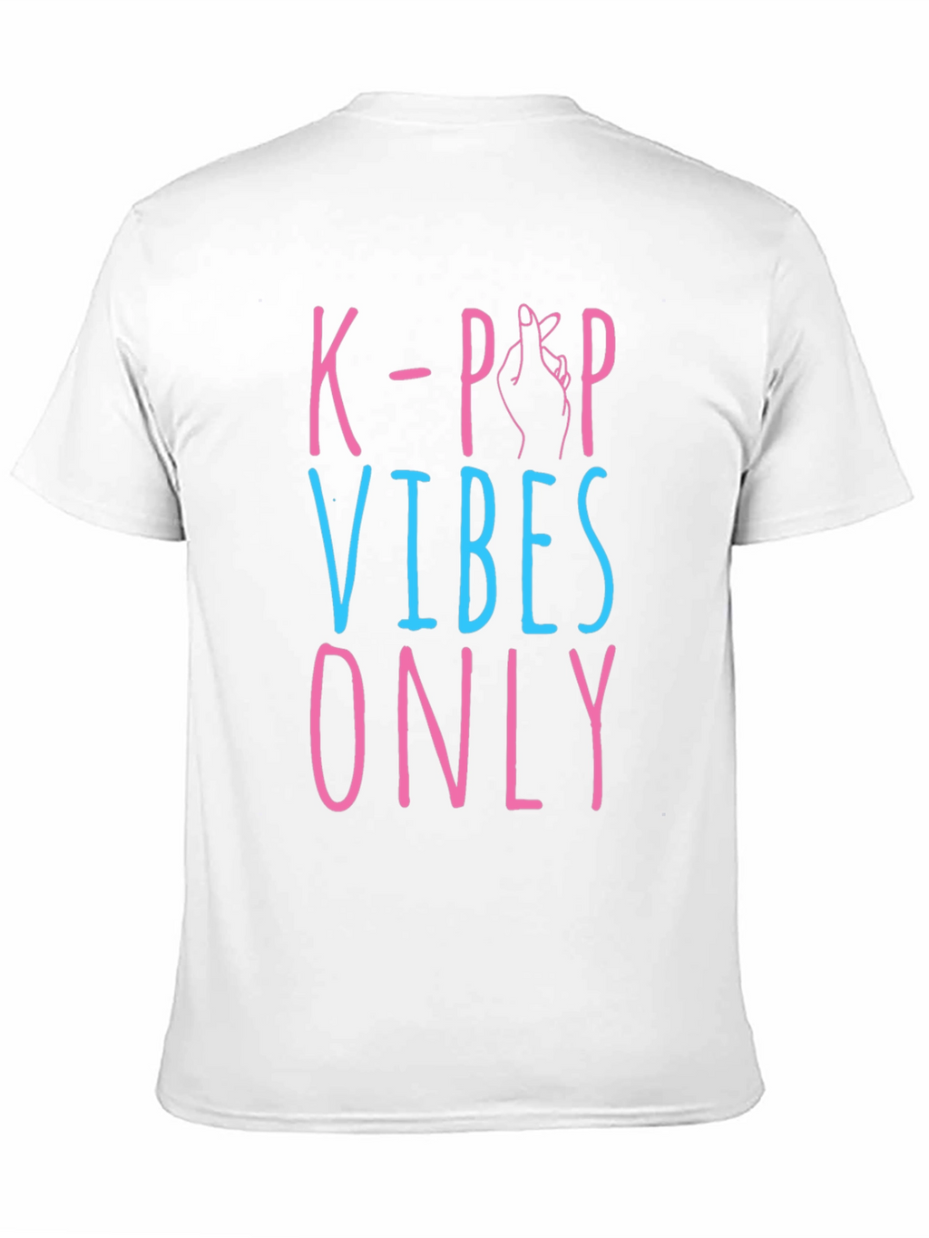 K-Pop Vibes Only Graphic T-Shirt