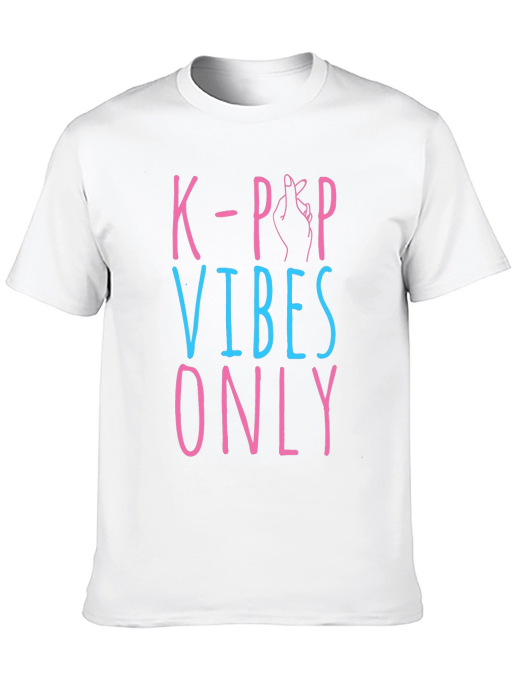 K-Pop Vibes Only Graphic T-Shirt