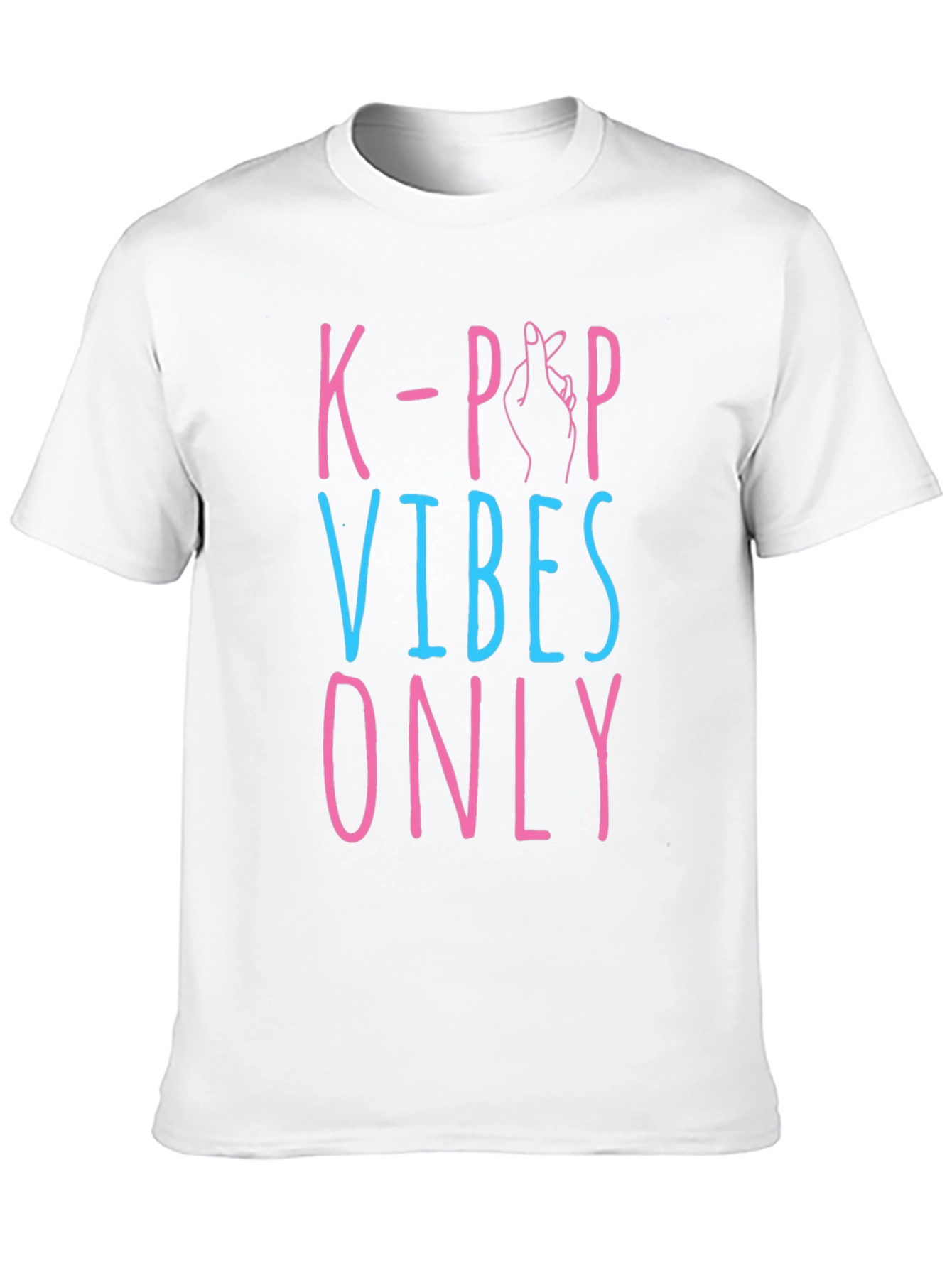 K-Pop Vibes Only Graphic T-Shirt