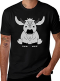 Yak T-Shirt - Funny Cartoon Bull Tee