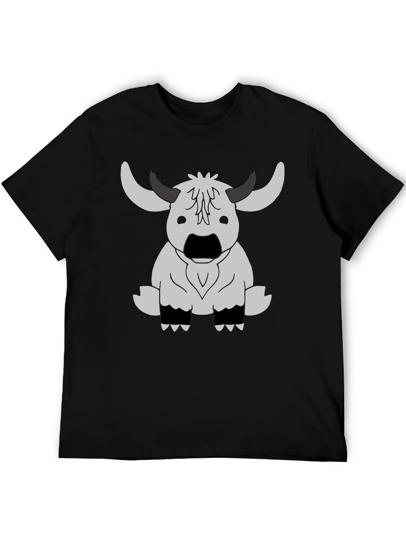 Yak T-Shirt - Funny Cartoon Bull Tee