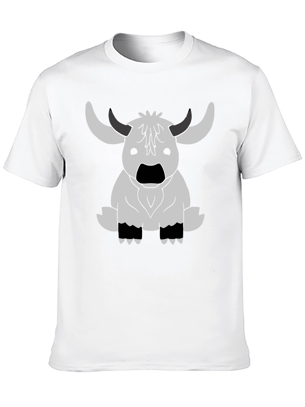 Yak T-Shirt - Funny Cartoon Bull Tee