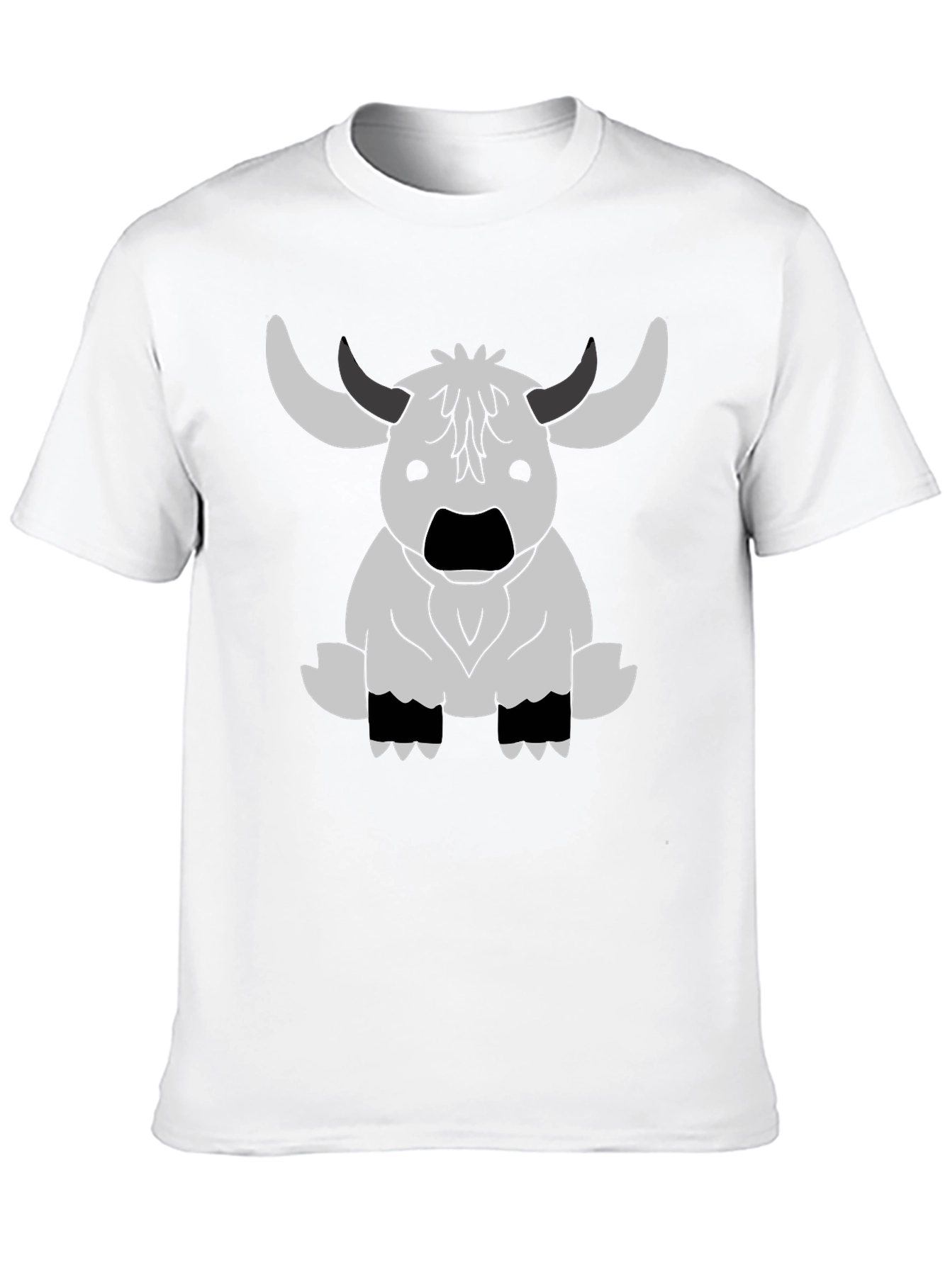 Yak T-Shirt - Funny Cartoon Bull Tee