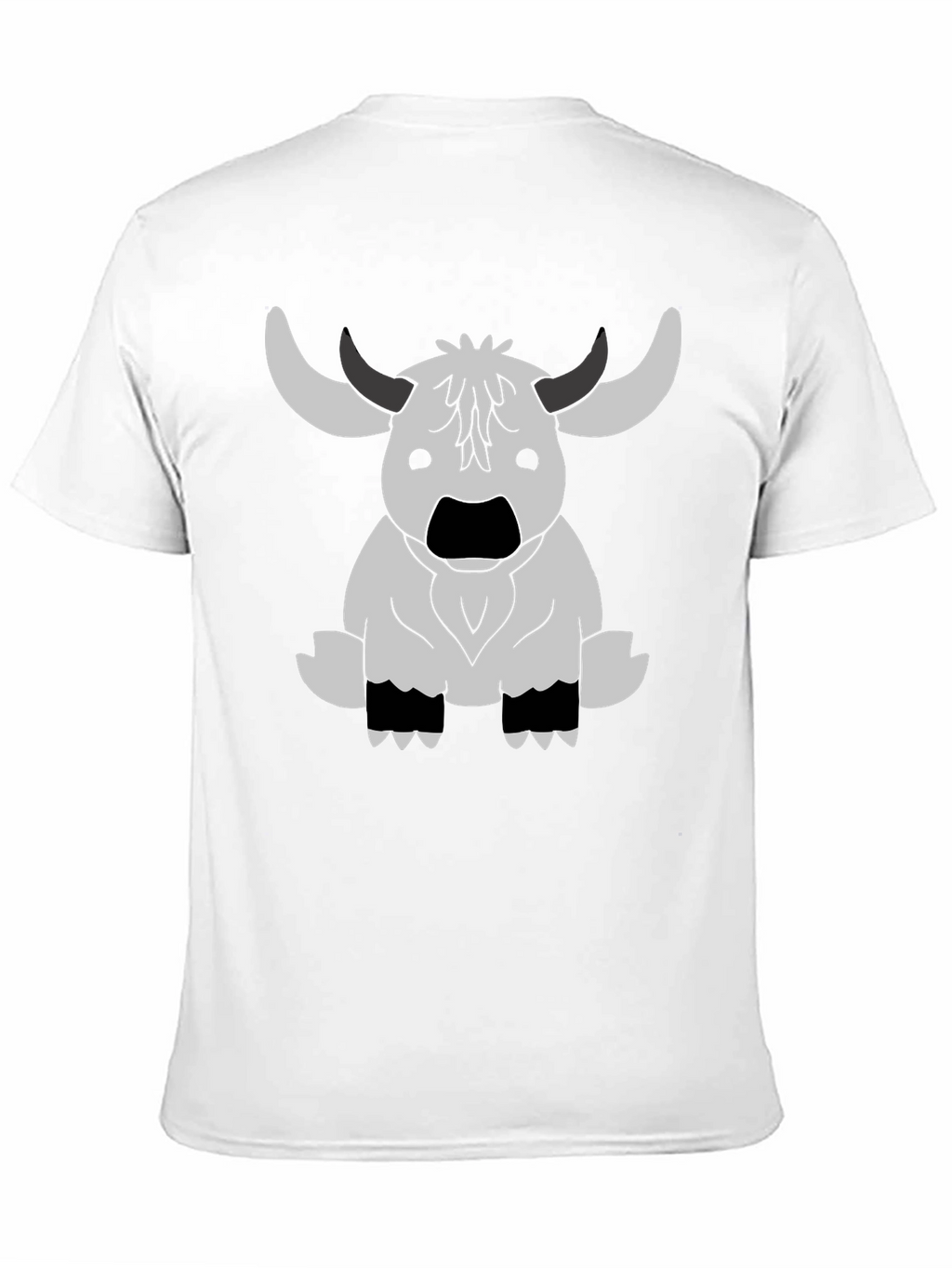 Yak T-Shirt - Funny Cartoon Bull Tee