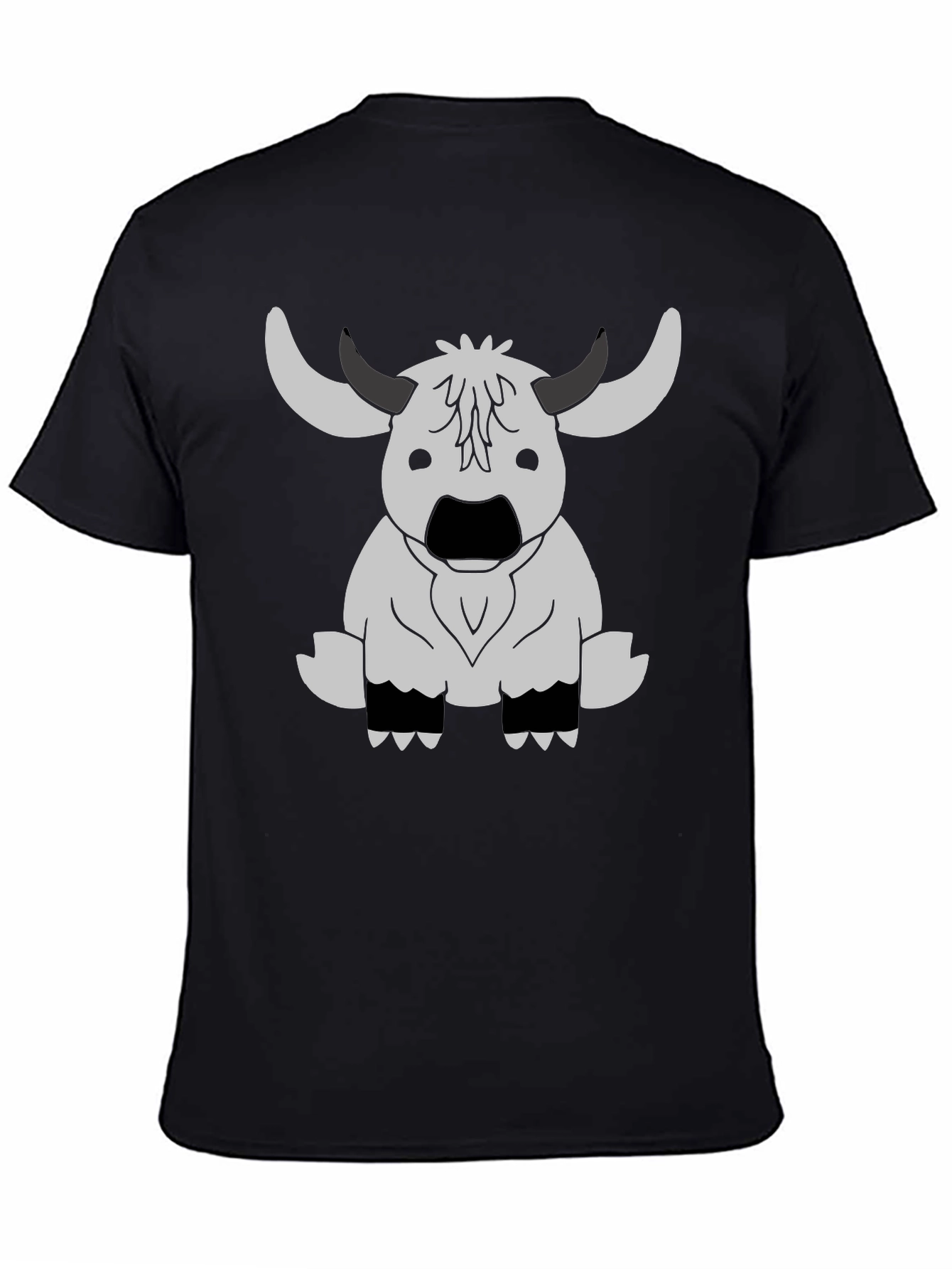 Yak T-Shirt - Funny Cartoon Bull Tee