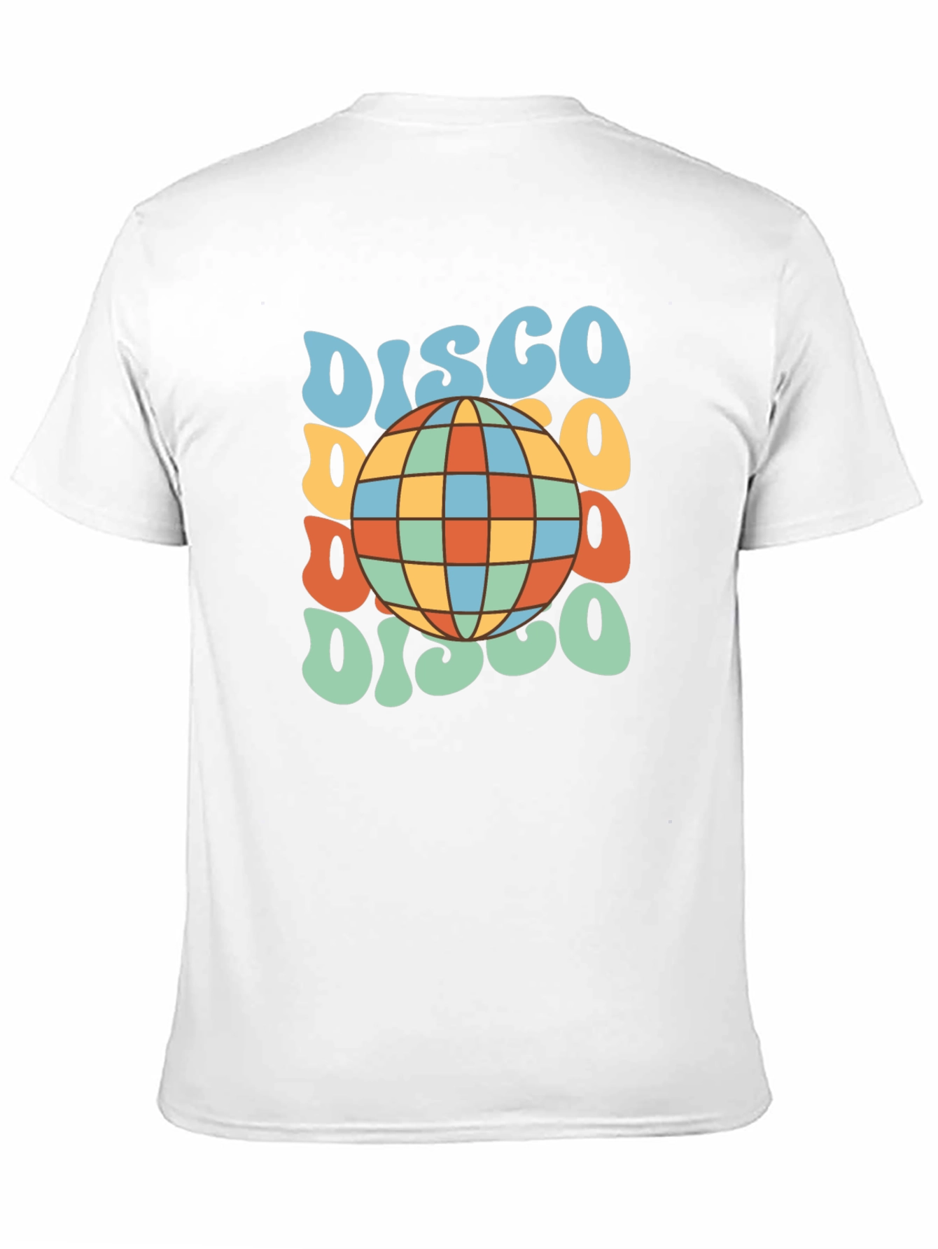 Retro Disco Ball T-Shirt - Black Tee