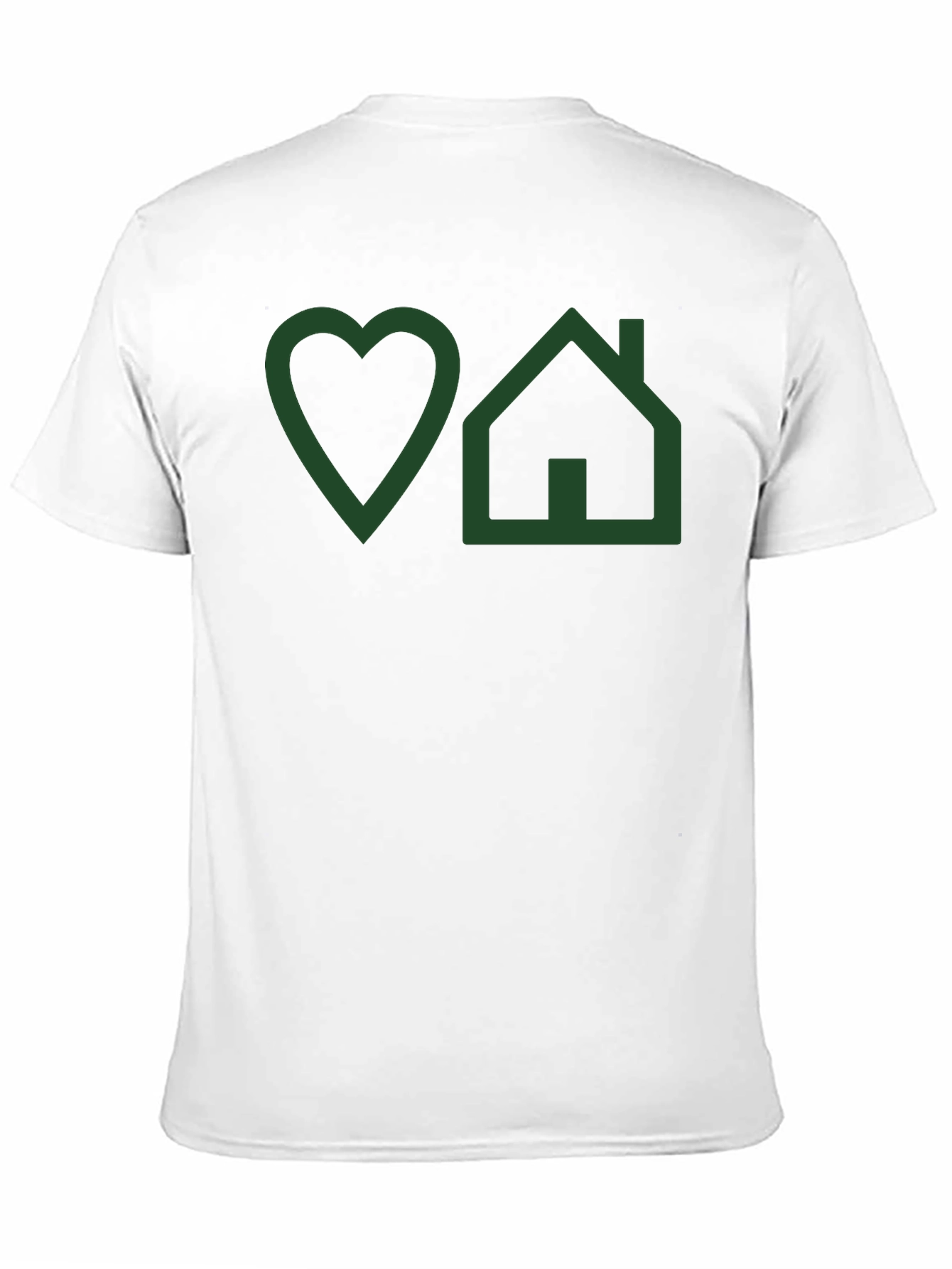 Love Home Graphic T-Shirt - Mens Black Tee
