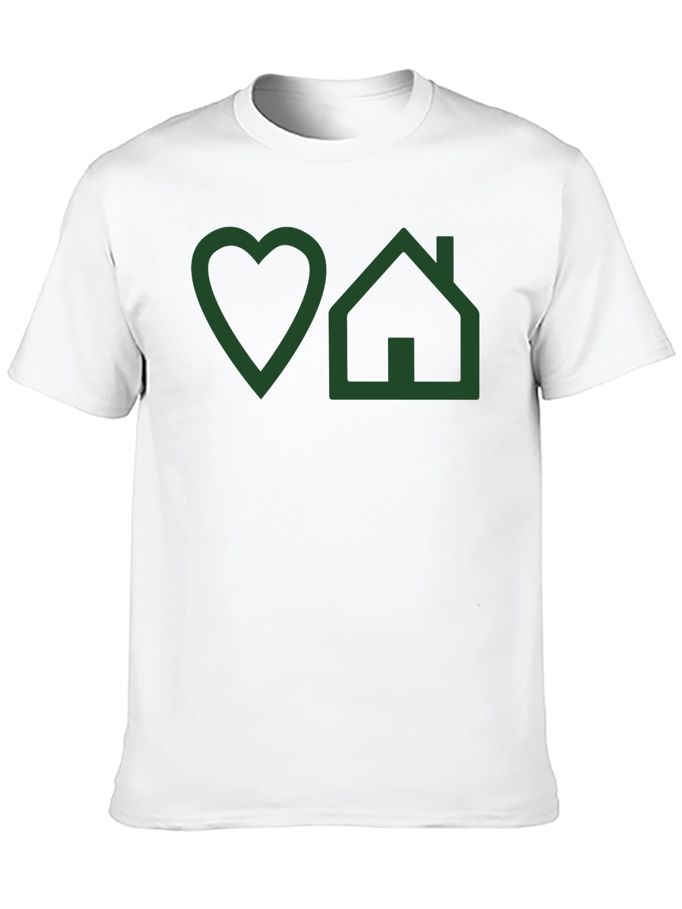 Love Home Graphic T-Shirt - Mens Black Tee
