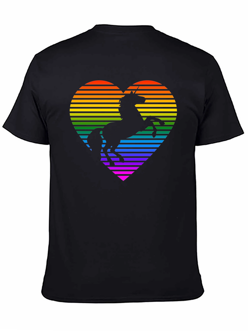Rainbow Unicorn Heart Graphic Tee