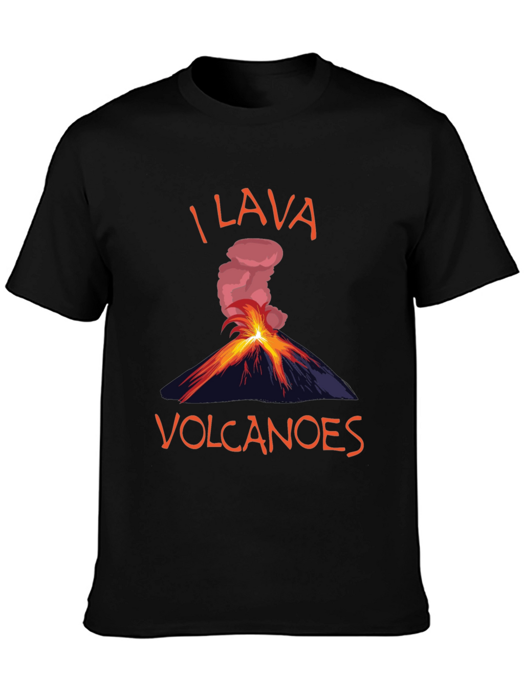 I Lava Volcanoes T-Shirt Funny Graphic Tee