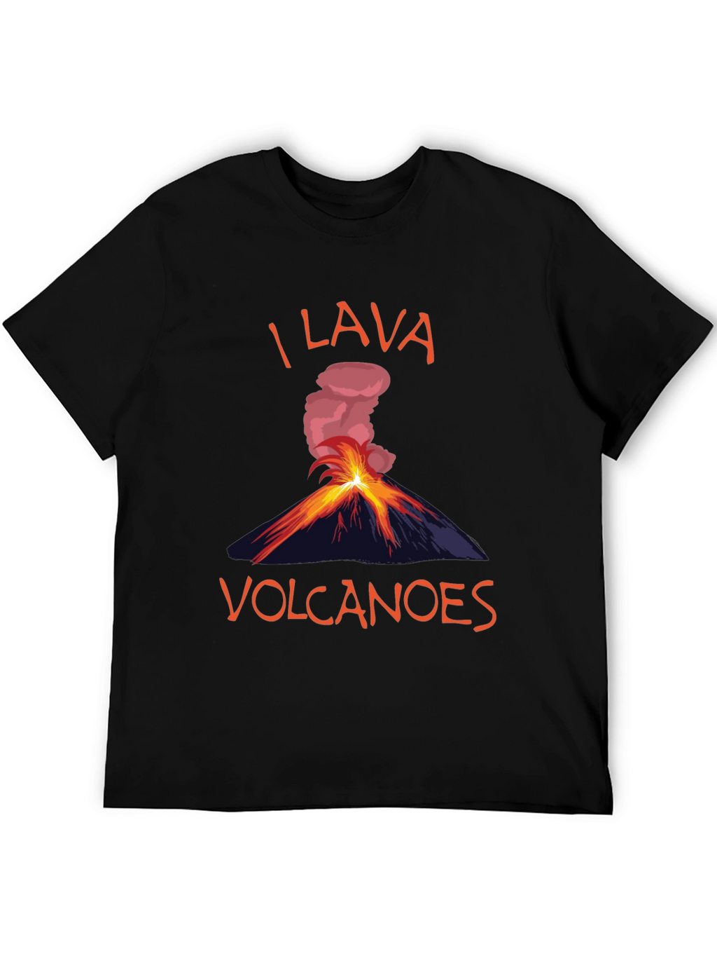 I Lava Volcanoes T-Shirt Funny Graphic Tee