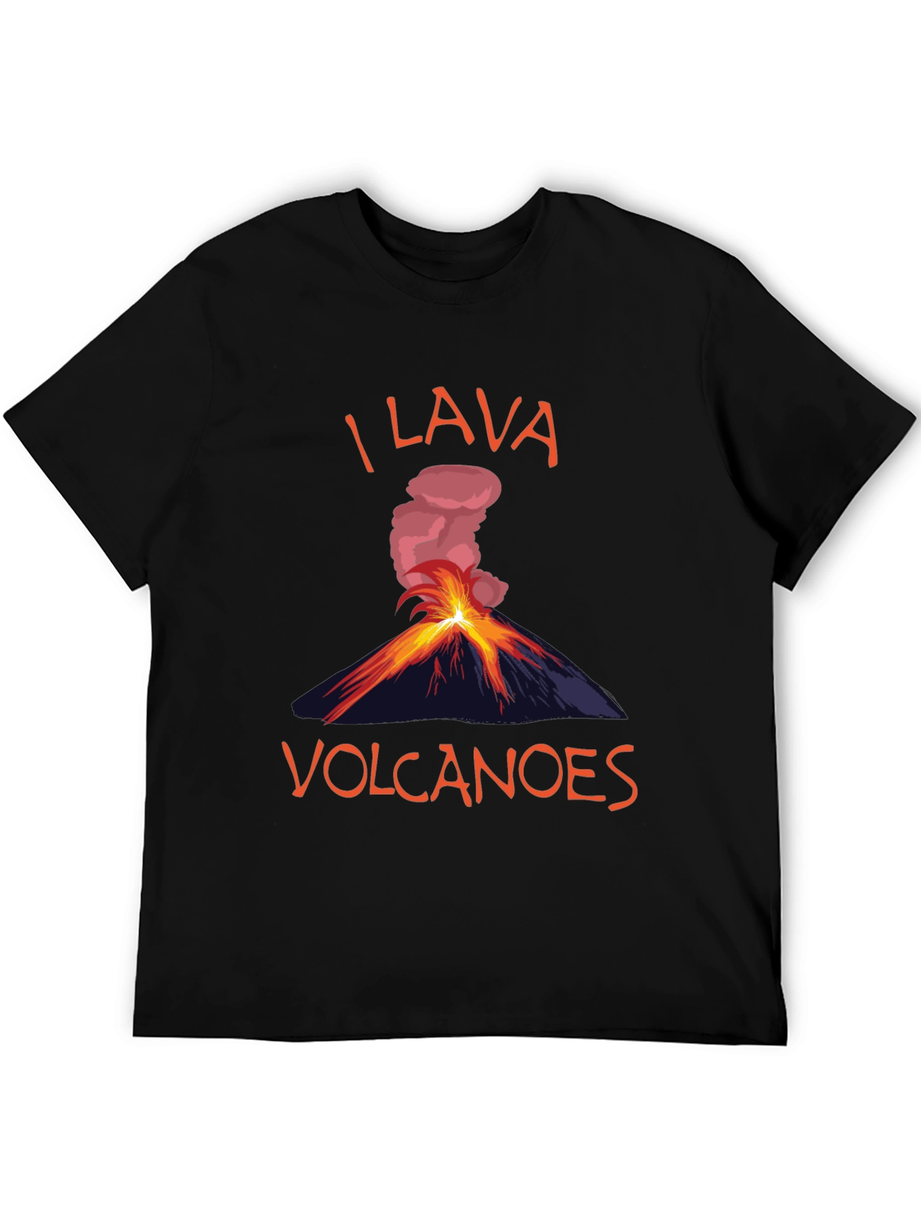 I Lava Volcanoes T-Shirt Funny Graphic Tee