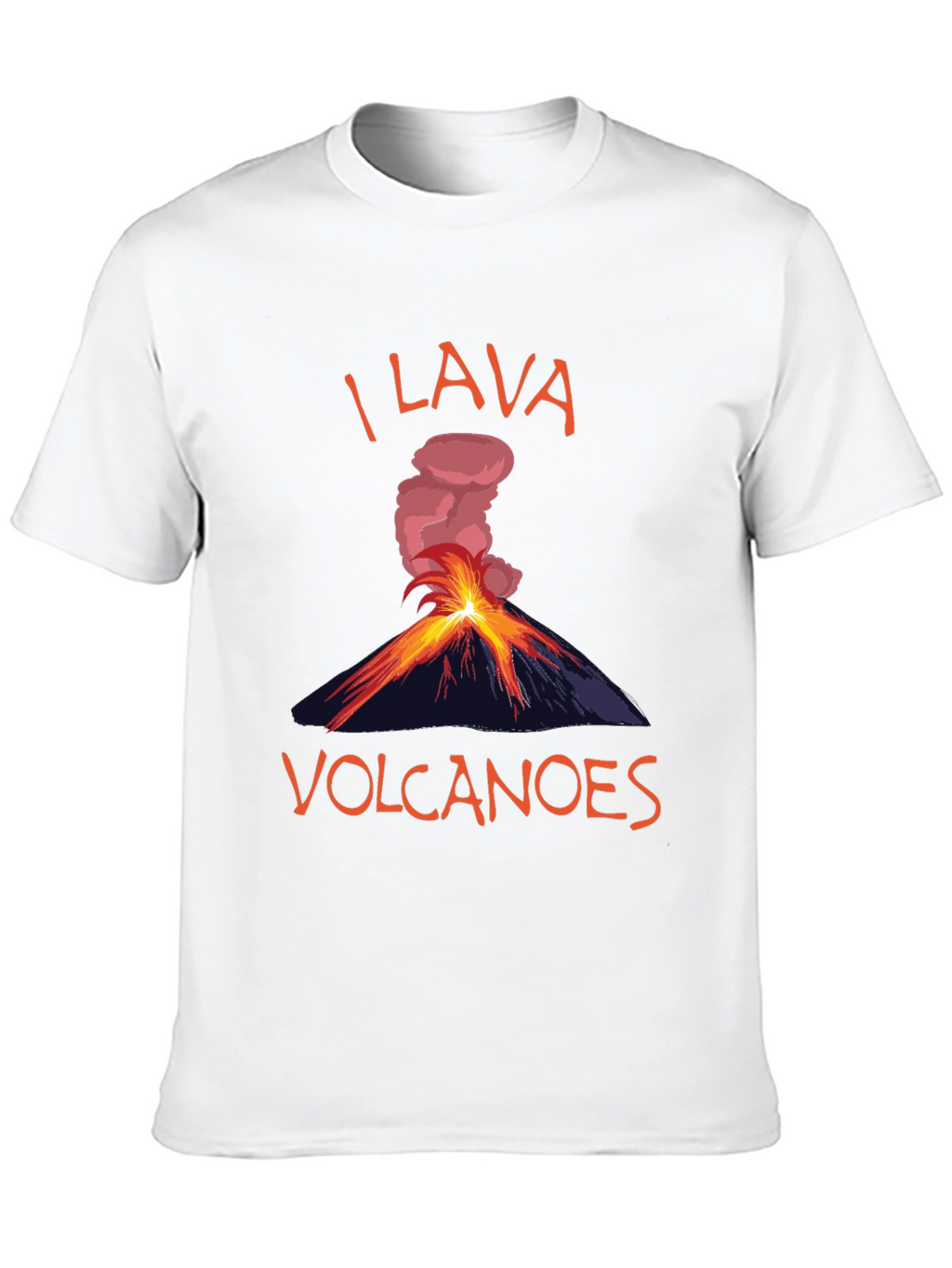 I Lava Volcanoes T-Shirt Funny Graphic Tee